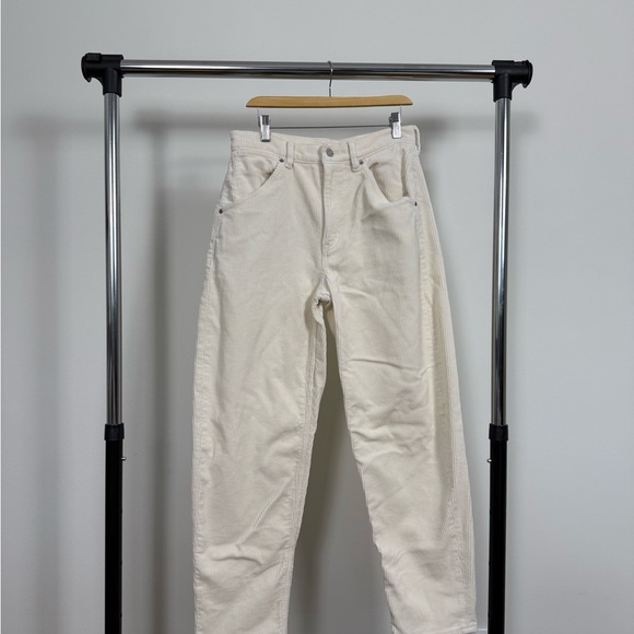 Banana Republic Cream Corduroy Pants - Picture 1 of 16